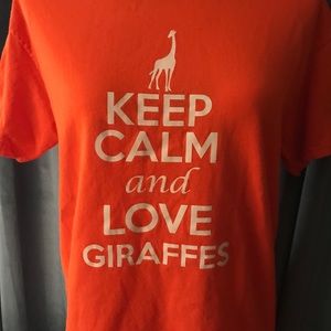 Keep Calm orange t-shirt